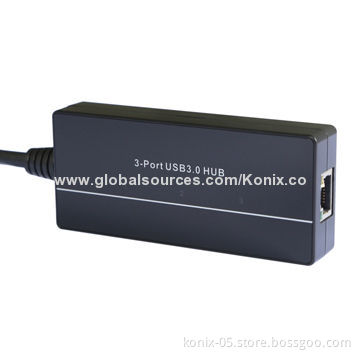 Konix USB3.0 Hub with Power Adapter